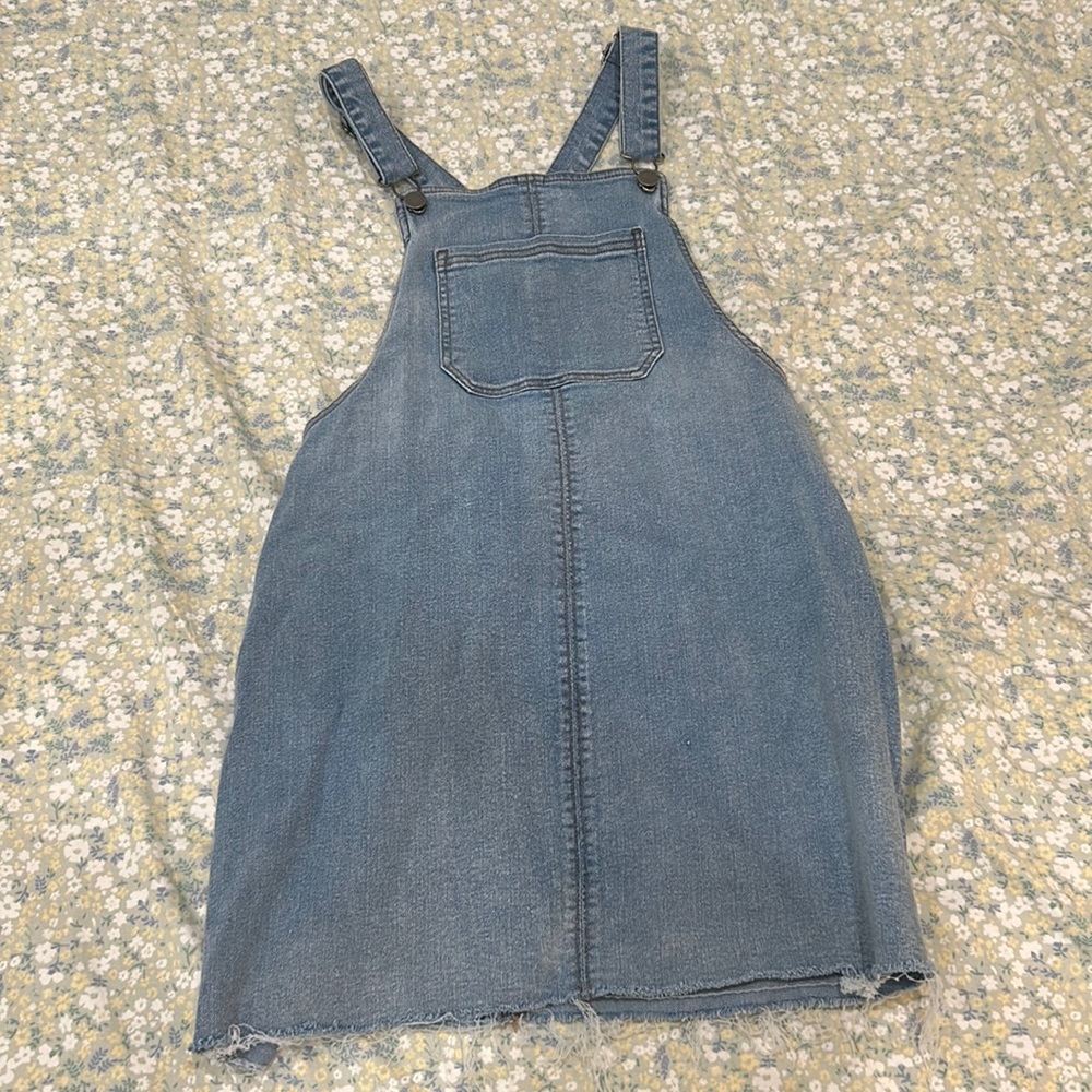 Wild Fable XS Jean Overall Mini Dress